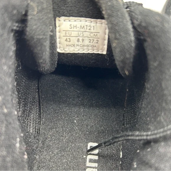 Shimano Spin Shoes SH-MT21 Womens Spinning Brown Black Suede GC - Picture 7 of 16